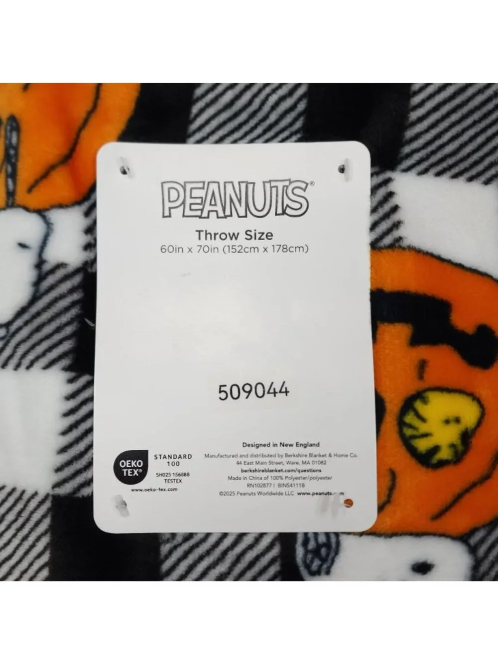Peanuts Pet Throw By Berkshire 60
